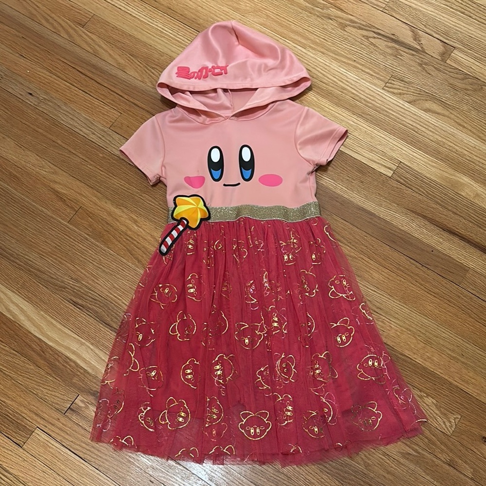 Pink “Kirby” Kids Dress